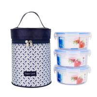 ราคา ซุปเปอร์ ล็อค กล่องถนอมอาหารพร้อมกระเป๋า รุ่น 6003-ccc รวม 6 ชิ้น (3 กล่อง) (555308362554857)