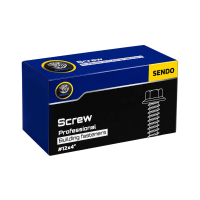 ราคา Sendo 100ตัว #12x4” สกรูยิงเมทัลชีท (แปเหล็ก) เจาะคม งานเสร็จไว สกรู (510687434065858)