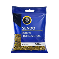 ราคา Sendo #8x2.1/2”(100ตัว) สกรูปลายสว่าน เตเปอร์ #8 เจาะคม เจาะไว สกรู หัวf (760457951759592)