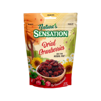 ราคา เนเจอร์เซ็นเซชั่น ลูกแครนเบอร์รี่แห้ง 170 g. Nature's Sensation Dried Cranberries 170 g. (602021302504091)