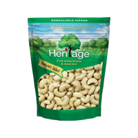 ราคา เฮอริเทจ มะม่วงหิมพานต์ดิบเม็ดเต็ม Whole Cashew Nuts 500 g. (845962460793608)