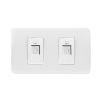 ราคา Schneider Electric ชุดเต้ารับคอมพิวเตอร์ Cat5e 2 ช่อง สีขาว รุ่น Concept | Ucanbuys (675402287776241)