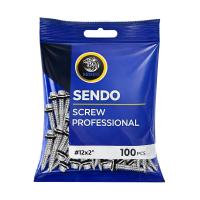 ราคา Sendo 100ตัว #12x2” สกรูยิงเมทัลชีท (แปไม้ แหวนสังกะสี) เจาะคม งานเสร็จไว สกรู (542466338053184)