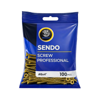ราคา Sendo #8x4”(100ตัว) สกรูปลายสว่าน เตเปอร์ #8 เจาะคม เจาะไว สกรู หัวf (740501458399664)
