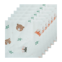 ราคา Grace Kids ผ้าอ้อมเด็ก ซักได้ แห้งเร็ว อ่อนโยน สำหรับทารกแรกเกิด Forest Friends/ 6ผืน สาลู (720089710224913)