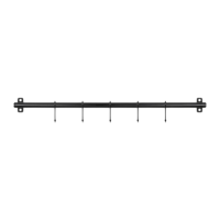 ราคา Eveราวแขวนติดผนังพร้อมตะขอ Wr6-ws Rail 600 mm (587794612042291)