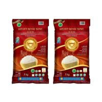 ราคา ตราชามทอง ข้าวหอมมะลิแท้ คุณภาพส่งออก (สุรินทร์) ขนาด 5 กก. x 2 ถุง (7394553561283)