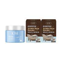ราคา Jose White Plus Body Cream 250 กรัม 1 กระปุก และ Jose Coffee Soap & Scrub ครีมโจเซ่ ไวท์ พลัส ขนาด 100 กรัม 2 ก้อน (851881483439735)