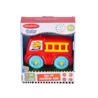ราคา Wel-b x Infunbebe Light n Sounds Fire Engine (รถดับเพลิงสีแดง) - ของเล่นเด็ก รถยนต์ มีเสียง กดได้ (982893791253966)