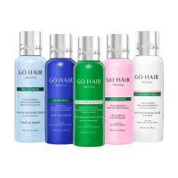 ราคา Go Hair Set 100ml โกแฮร์เซ็ต 5 สูตร อาหารบำรุงผม ทรีทเมนต์ 100ml X5 (238790149495266)