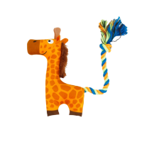 ราคา Kafbo Rope toy with sound for dog ตุ๊กตาเชือกปี๊บ สำหรับสุนัข ของเล่นหมา ของเล่นเชือก ตุ๊กตามีเสียง Giraffe (277095214324880)