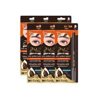 ราคา No.1ขายดี คิ้วหัวหยดน้ำเกาหลี Mee 24hrs Brow This Way Eyebrow ดินสอเขียนคิ้ว ติดทน กันน้ำมาก สีชัด M1น้ำตาลเข้ม x 6 ชิ้น (113563766943841)