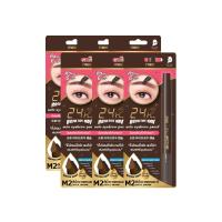 ราคา No.1ขายดี คิ้วหัวหยดน้ำเกาหลี Mee 24hrs Brow This Way Eyebrow ดินสอเขียนคิ้ว ติดทน กันน้ำมาก สีชัด M2seoulbrown x 6 ชิ้น (747906375009907)