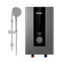 ราคา Haier เครื่องทำน้ำอุ่น ระบบทำความร้อนทองแดงคู่ หัวฝักบัว 5 ทิศทาง กำลังไฟ 4500 วัตต์ รุ่น Ei45e-f3cs(th) (831522284477403)