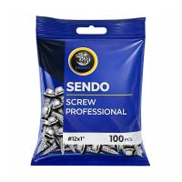 ราคา Sendo 100ตัว #12x1” สกรูยิงเมทัลชีท (แปไม้ แหวนสังกะสี) เจาะคม งานเสร็จไว สกรู (881612642104595)