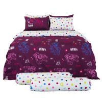 ราคา [new2026] Satin Plus ชุดผ้าปูที่นอน (ไม่รวมนวม) undefined ลายการ์ตูนลิขสิทธิ์ Sleep With Friends Collection Pl048,ผ้าปู 3.5 ฟุต (110373332254210)