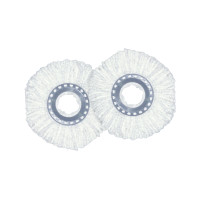 ราคา อะไหล่ผ้าชุดถังปั่น 2 ผืน New spong (นิว สปอง) (2 pieces Spin Mop Refill) (694807227991637)