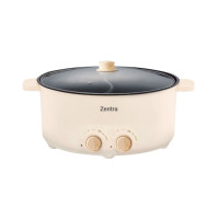 ราคา Zentra หม้อชาบู อเนกประสงค์ 2 ช่อง ความจุ 7 ลิตร รุ่น Zt-e01 (479192707013256)