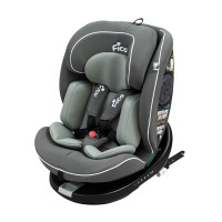 ราคา Fico คาร์ซีทเด็ก รองรับมาตรฐาน R129 ติดตั้งด้วยระบบ Isofix หมุนได้ 360 องศา Cc05 Plus Grey (670232109730094)