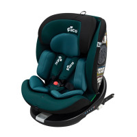 ราคา Fico คาร์ซีทเด็กสำหรับเด็กแรกเกิด-12ปี หมุนได้ 360 องศา Isofix : Cc05 Plus Green Black (327268780478315)