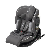 ราคา Fico คาร์ซีทเด็กสำหรับเด็กแรกเกิด-12ปี หมุนได้ 360 องศา Isofix : Cc05 Plus Lt gray / jacquard (342838867271623)