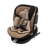 ราคา Fico คาร์ซีทเด็ก รองรับมาตรฐาน R129 ติดตั้งด้วยระบบ Isofix หมุนได้ 360 องศา Cc05 Plus Camal Black (667189510645801)