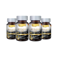 ราคา Sesame Oil 500 mg. น้ำมันงา 1 กระปุก บรรจุ 30เม็ด เซ็ท 4 กระปุก (672834123138165)