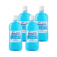 ราคา Mybacin น้ำยาบ้วนปาก สูตรคูลมินท์ ลดการสะสมของแบคทีเรีย ให้ความสดชื่น ไม่แสบปาก ขนาด 750มล.แพ็ค 4 ขวด (587036890247077)