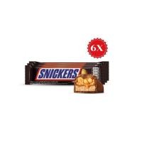 ราคา [แพ็ก 6 ชิ้น] Snickers สนิกเกอร์สรสออริจินัล 51 กรัม x6 (569568814564388)