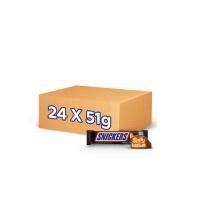 ราคา [แพ็ก 24 ชิ้น] Snickers สนิกเกอร์สรสออริจินัล 51กรัม 24 ชิ้น (788989675661777)