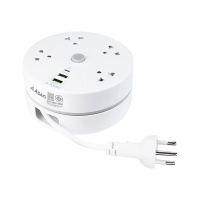 ราคา Asaki ปลั๊กไฟ มาตรฐาน มอก. ปลั๊กพ่วง รางปลั๊ก 3 ช่อง 2300w ยาว 3 เมตร รุ่น Ak-pl48 - ประกัน 3 ปี ปลั๊กตลับสีเทา 3เมตร (936718365826809)