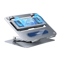 ราคา Autobot Notebook Cooler Stand 360° แท่นวางพัดลมโน๊ตบุ๊คระบายความร้อน Tri-core ไอแพด Laptop Cooling (498327448485025)
