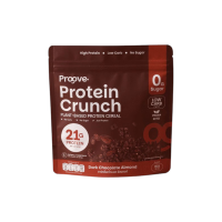 ราคา Proove Protein Crunch Plant Based ซีเรียล รสดาร์กช็อกโกแล็ต อัลมอนด์ (dark Chocolate Almond) โปรตีนพืชอบกรอบ โปรตีนสูง 1 ซอง (35g) (938614312200811)