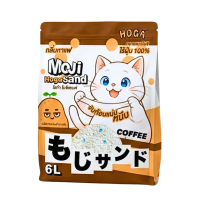 ราคา [ 1ถุง ] ทรายแมวมันสำปะหลัง Hoga ขนาด 6 ลิตร หนัก2.5kg ไร้ฝุ่น100% จับก้อนแน่นหนึบไม่ติดกระบะ โฮก้าโมจิแซนด์ กลิ่นกาแฟ (478754505271252)