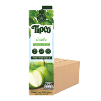 ราคา Tipco น้ำฝรั่ง Guava Juice 100% ขนาด 1000 มล. x 12 กล่อง ยกลัง (1ลัง/12กล่อง) (590494103628358)