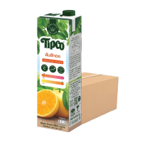 ราคา Tipco น้ำผลไม้ 100% ขนาด 1000 ml. ยกลัง 12 กล่อง ส้มสีทอง (417113031335894)