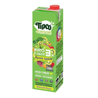 ราคา Tipco น้ำผลไม้ 100% ขนาด 1000 ml. 1 กล่อง ผักผสมผลไม้ แอปเปิ้ล (297700685825300)