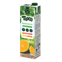 ราคา Tipco น้ำส้มเขียวหวาน Tangerine Orange juice 100% ขนาด 1000 มล. (622050109889007)