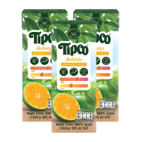 ราคา [เเพ็ก3] Tipco น้ำส้มโชกุน Shogun Orange juice 100% ขนาด 200 มล. (999281308392611)