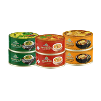 ราคา บุญทรี อาหารพร้อมทาน 6 แพ็ค (แกงมัสมั่นไก่,แกงเขียวหวานไก่,แกงเผ็ดไก่) 185 กรัม - Boon Tree Brand Mix 3 รสชาติ (701265570622190)