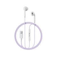 ราคา Remax Small Talk Rm-10a - หูฟัง Earbuds มีสาย พอร์ต Type-c undefined ไมค์โครโฟนในตัว เสียงคมชัด เหมาะสำหรับฟังเพลง ดูวิดีโอ และคุยโทรศัพท์ สายยาว 1.2 เมตร สี Purple/ม่วง (254399009855525)