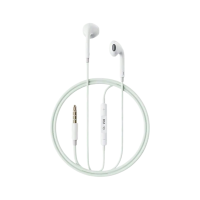 ราคา Remax Small Talk Rm-10 - หูฟัง Earbuds มีสาย พอร์ต Aux 3.5mm ไมค์โครโฟนในตัว เสียงคมชัด เหมาะสำหรับฟังเพลง ดูวิดีโอ และคุยโทรศัพท์ สายยาว 1.2 เมตร สี Green/เขียว (174458606108794)