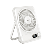 ราคา Remax Fan Rs-zf03 - พัดลมตั้งโต๊ะขนาดเล็ก ลมแรงปรับได้ 100 ระดับ ขาตั้งพับได้ 180 องศา พกพาสะดวก สี White/ขาว (514504382212701)