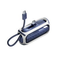 ราคา (ccc) Remax Power Bank 5000mah 2in1 รุ่น Rpp-28 - มินิแคปซูล แบตสำรองไปจีนได้ พกง่าย มีสายในตัว หัวชาร์จtype-c และ สายไอโฟน undefined สี Blue/น้ำเงิน (851090062742044)