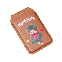 ราคา (ส่งตรงจากแบรนด์) Amaze Max Magsafe Wallet Monchhichi กระเป๋าใส่บัตรติดมือถือ ลายลิขสิทธิ์แท้มอนชิชิ รุ่น A-mcms01 สีน้ำตาล (375112943925737)