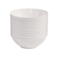 ราคา Sb Melamine [12 ชิ้น] ชามเมลามีนกลมใบบัว ชามก๋วยเตี๋ยว ชามเมลามีน รุ่น B029 10 นิ้ว ครีมขาว (945243562209506)