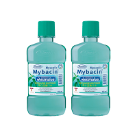 ราคา Mybacin น้ำยาบ้วนปาก สูตรฟ้าทะลายโจร สมานแผลในช่องปาก ขนาด 250 มล.แพ๊ค 2 ขวด (732552817271412)