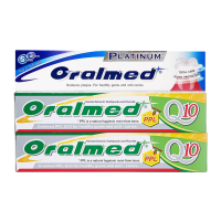 ราคา Oralmed ยาสีฟันออรัลเมด สูตรq10 2 แถม พลาทินัม 1 ขนาด 160g (707445252230241)
