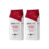 ราคา [แพ็ค 2] Boncafe Morning Bean 250g กาแฟคั่วเม็ด บอนกาแฟ มอร์นิ่ง 250 กรัม (ชนิดเม็ด) อราบิก้าผสมโรบัสต้า คั่วเข้ม x2 (656981104182506)