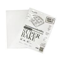 ราคา Superbake กระดาษรองอบ แบบแผ่น 30 x 40 cm. สีขาว บรรจุ 50 แผ่น/แพ็ค (192054728995466)